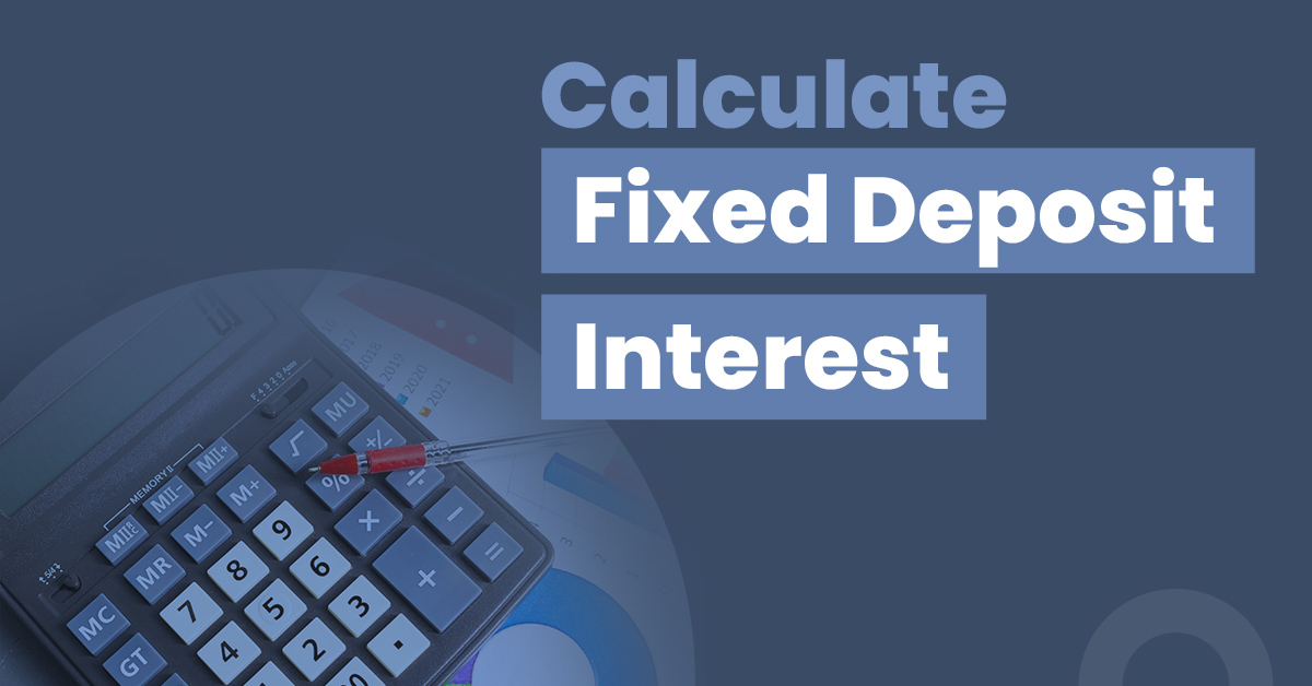 how to calculate fd interest