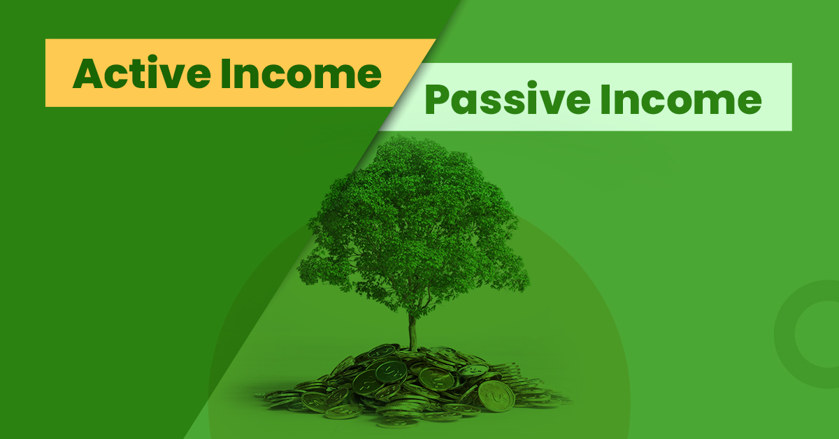 What is the difference between active and passive revenue?